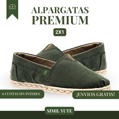 2X1 Alpargatas Simil Yute | Promocion Exclusiva
